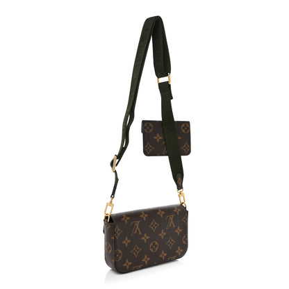 Louis Vuitton Monogram Felicie Strap & Go Kaki 3 of 14