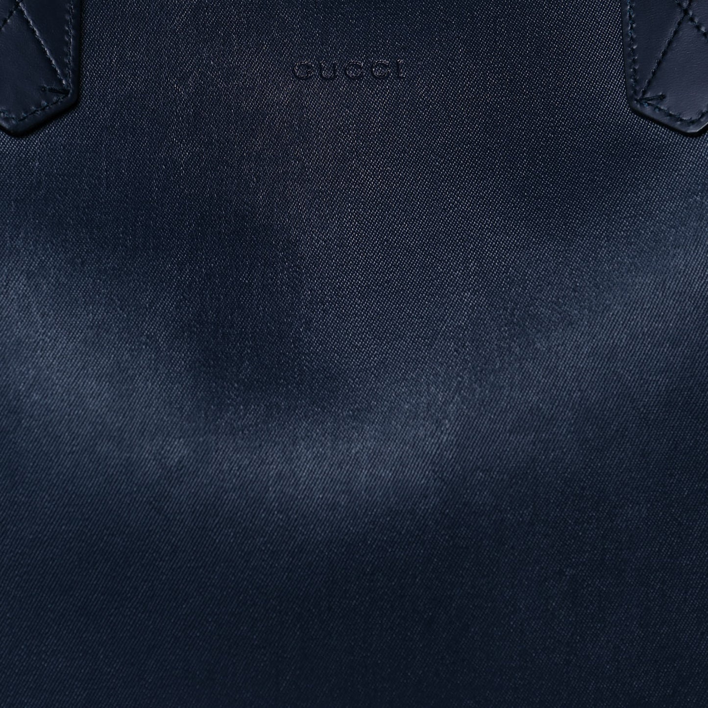 GG Supreme Monogram Blooms Medium Reversible Tote Beige Blue Navy