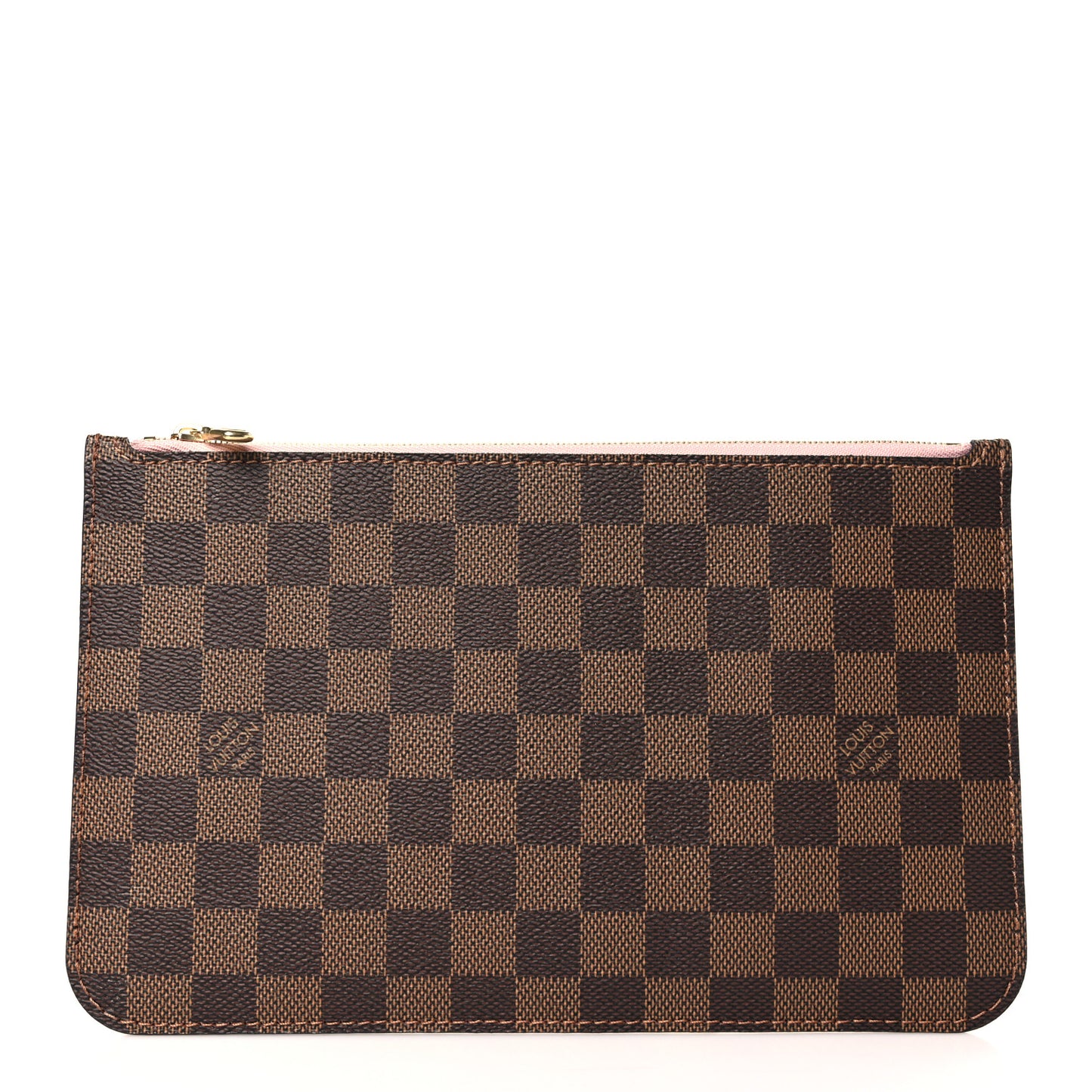 Damier Ebene Neverfull MM GM Pochette Rose Ballerine