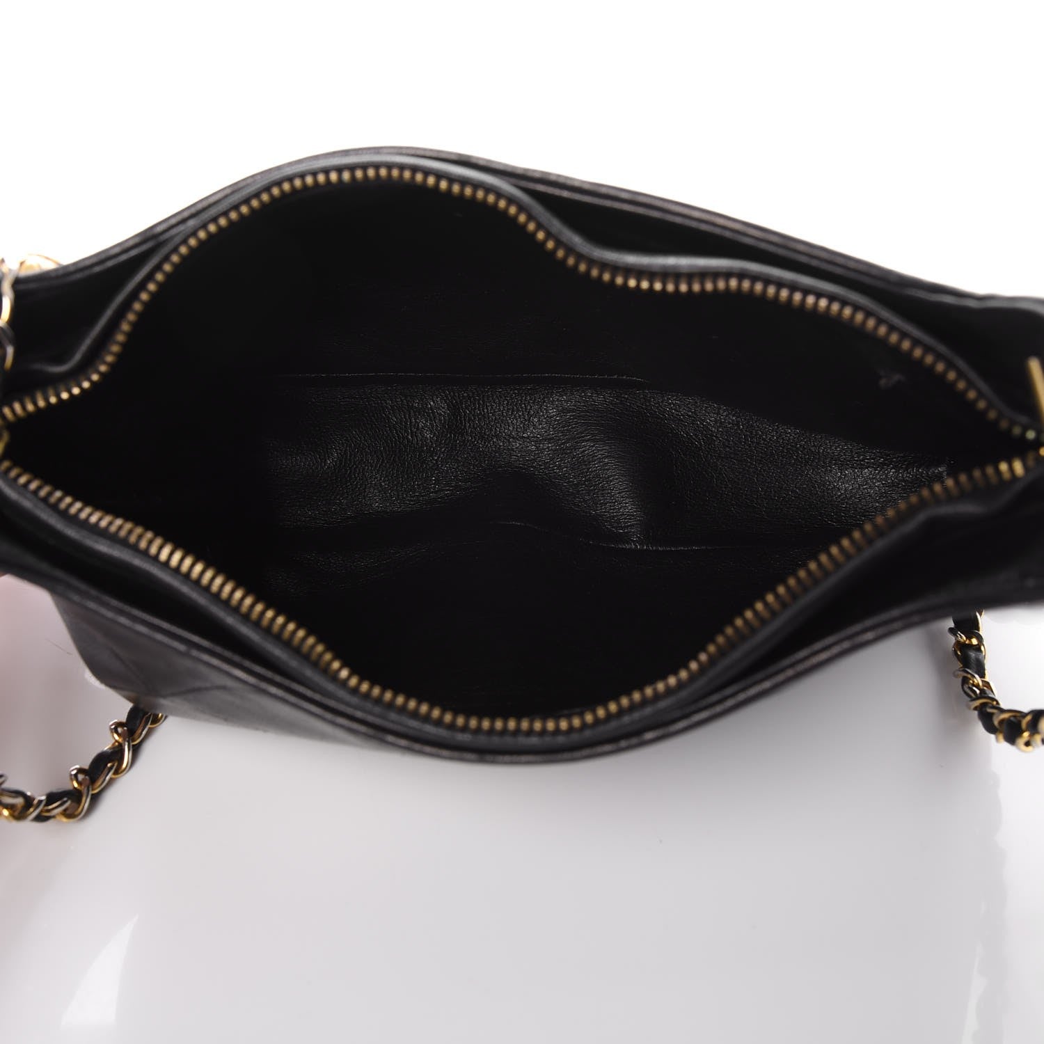 Chanel Lambskin Quilted Tassel Shoulder Bag Black 5 of 9