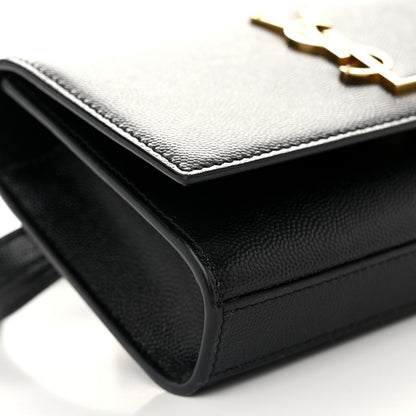 Saint Laurent Grain De Poudre Monogram Kate Belt Bag Black 8 of 10
