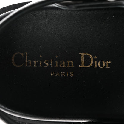 Christian Dior Lambskin Dioract 10mm Slide Sandals 39.5 Black 7 of 10