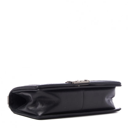 Chanel Calfskin Quilted Medium Boy Flap Black 3 of 9