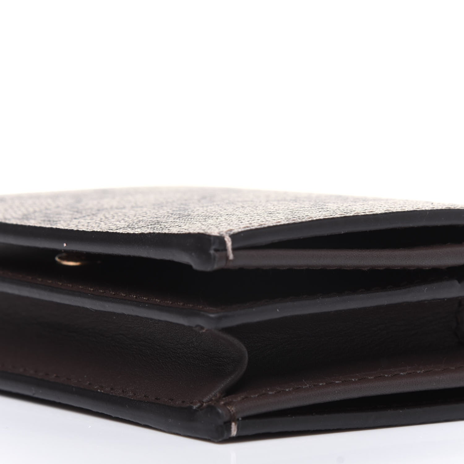 Gucci GG Supreme Monogram Card Case Beige 9 of 10