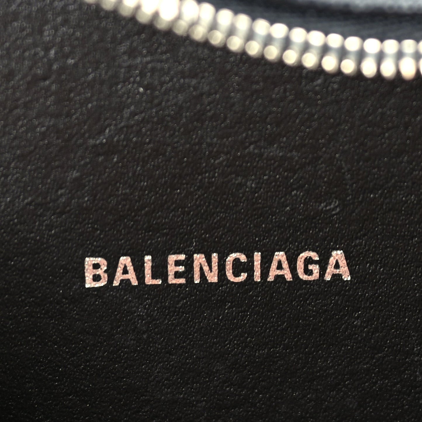 Calfskin Logo XS Everyday Camera Bag Black