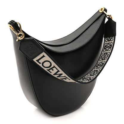 Loewe Satin Calfskin Jacquard Luna Bag  Black 2 of 8