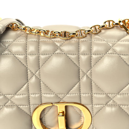 Christian Dior Calfskin Macrocannage Medium Caro Bag  Sand 6 of 8