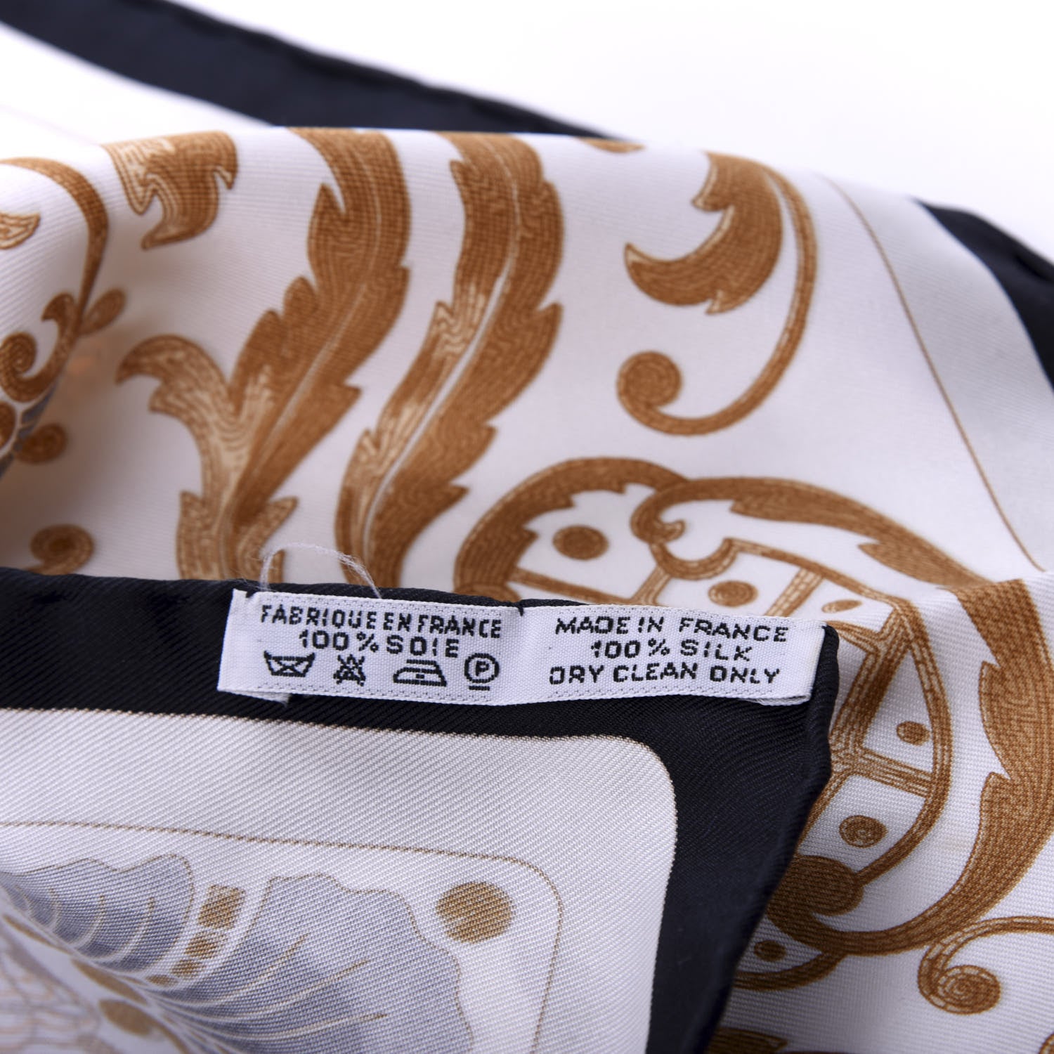 Hermes Silk Cheval Turc Pocket Square 4 of 4