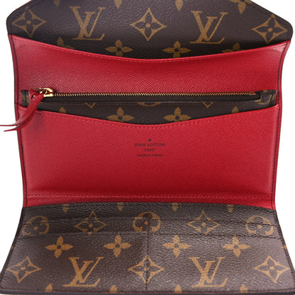 Louis Vuitton Monogram Josephine Wallet Red 5 of 7