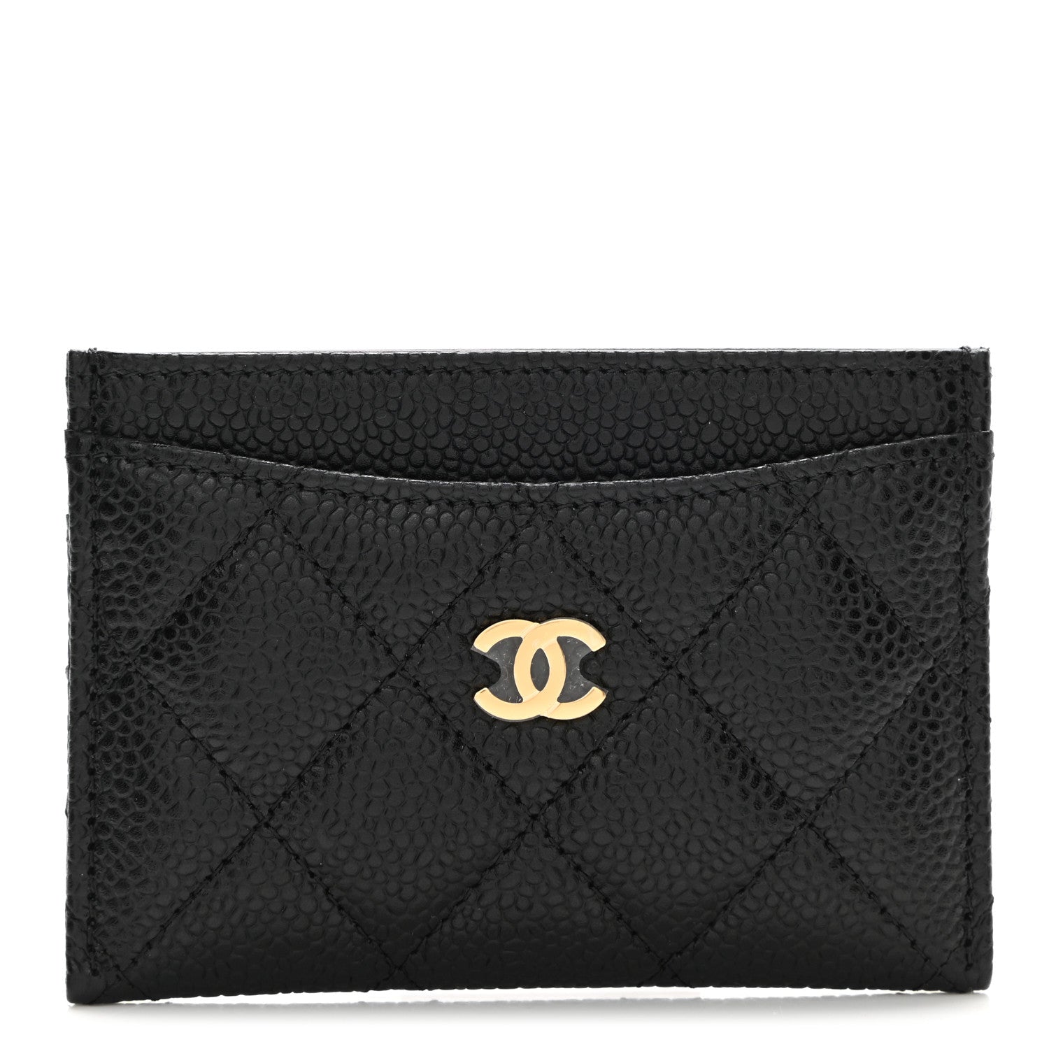Chanel Caviar Quilted Card Holder Black 1 of 8
