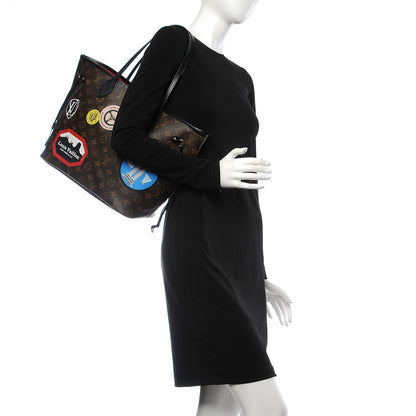 Louis Vuitton Monogram World Tour Neverfull MM 2 of 11