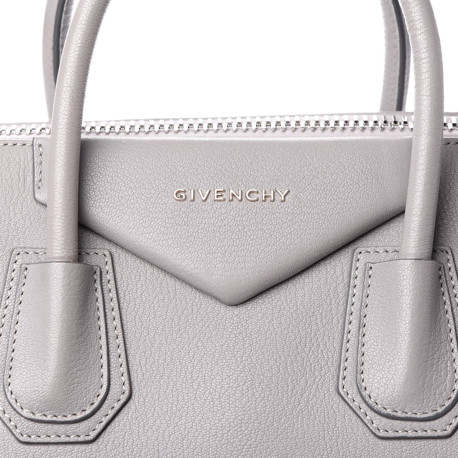 Givenchy Sugar Goatskin Medium Antigona Pearl Grey 8 of 10