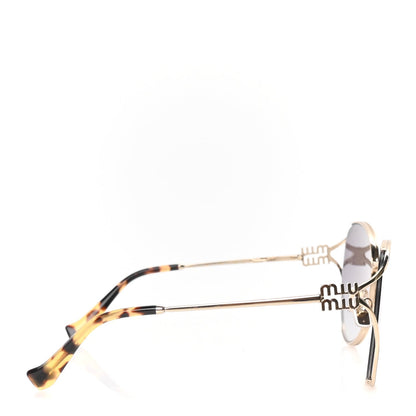 Miu Miu Metal Oval Sunglasses SMU52Y  Tortoise 3 of 7