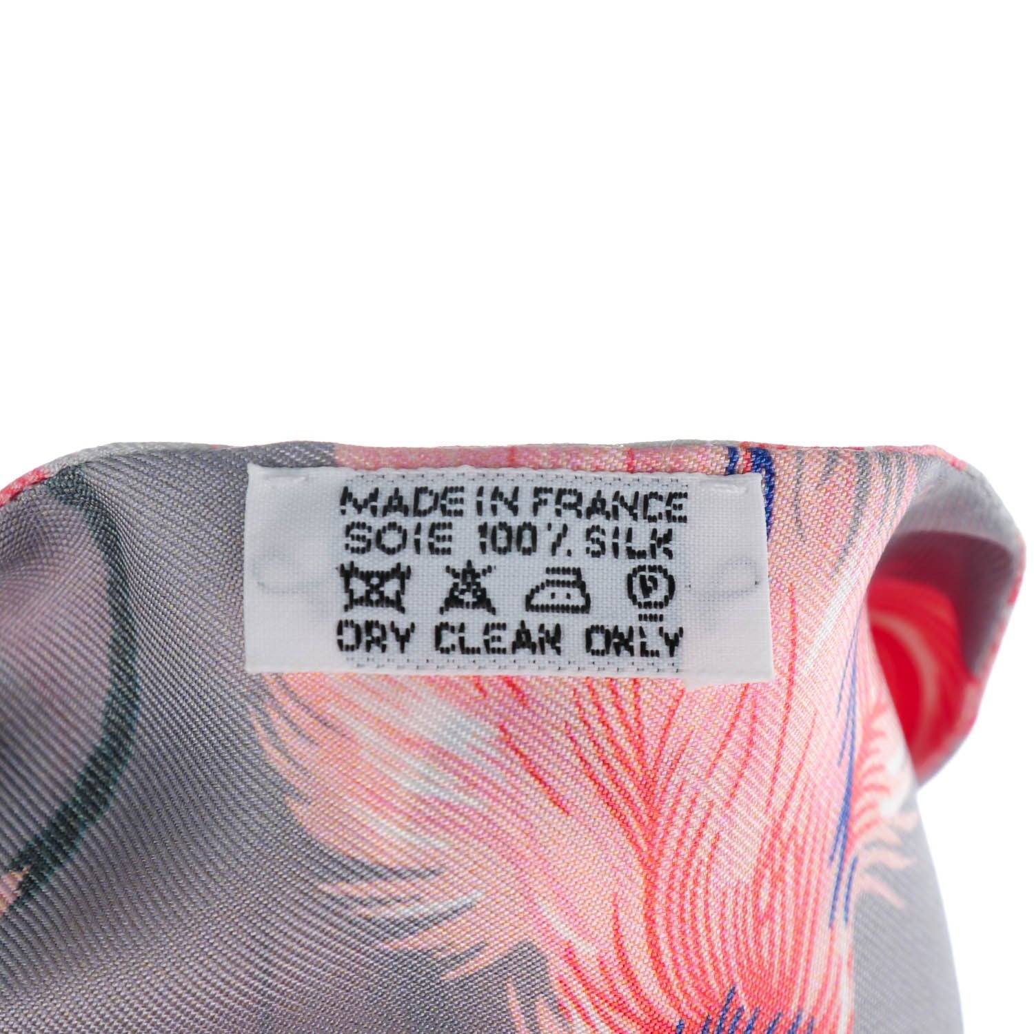 Hermes Silk Brazil Maxi Twilly Gris Perle Saumon Mauve 5 of 7