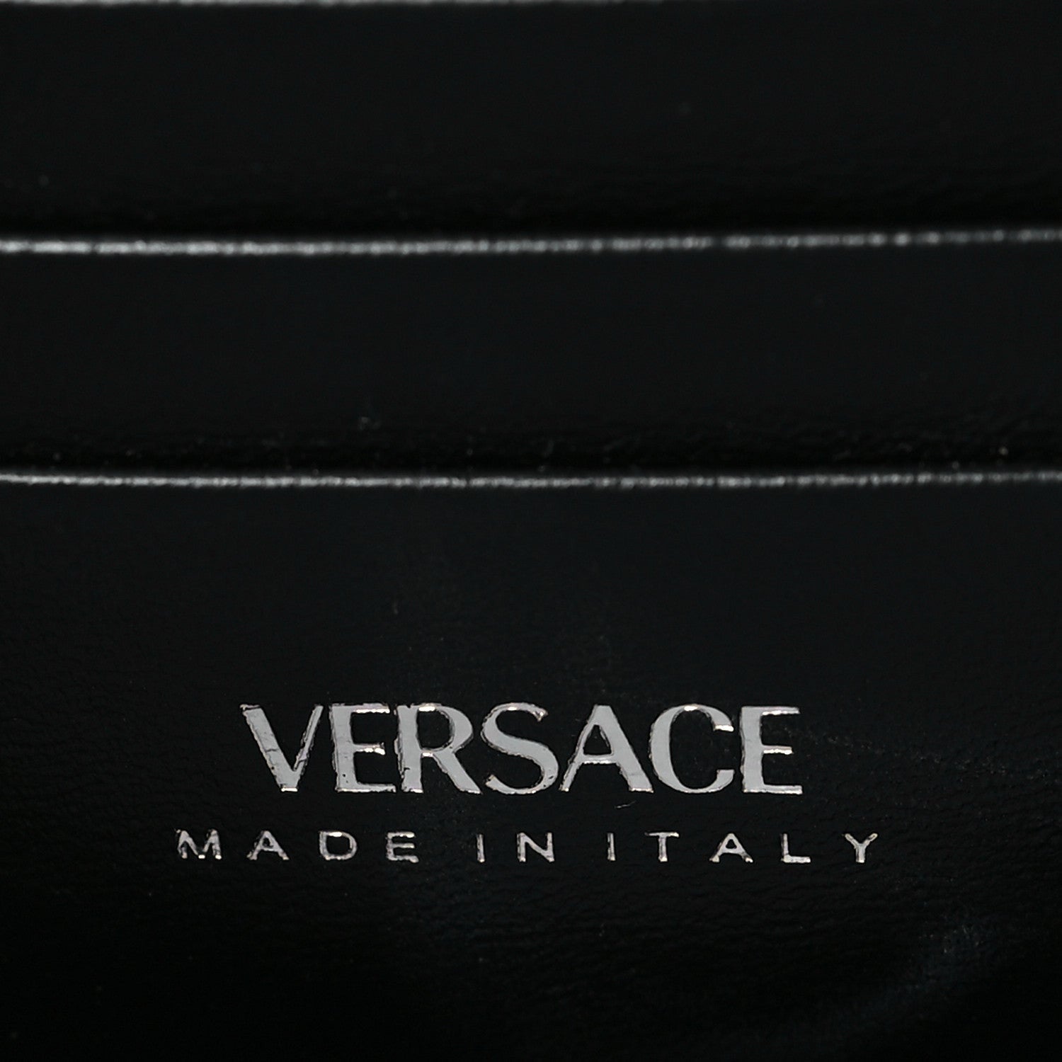 Versace Calfskin Crystal Embellished Mini La Medusa Bag Black 6 of 7
