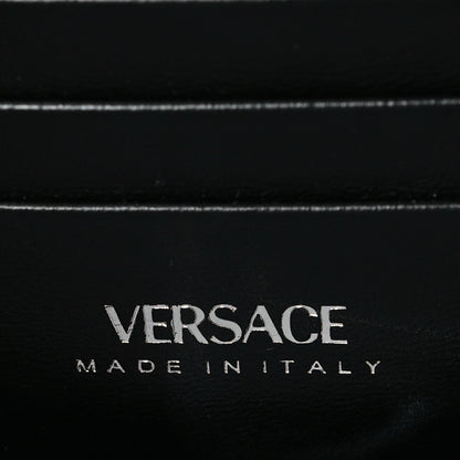 Versace Calfskin Crystal Embellished Mini La Medusa Bag Black 6 of 7