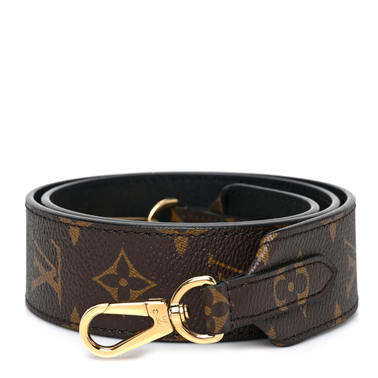 Louis Vuitton Monogram Bandouliere Shoulder Strap Black 1 of 4