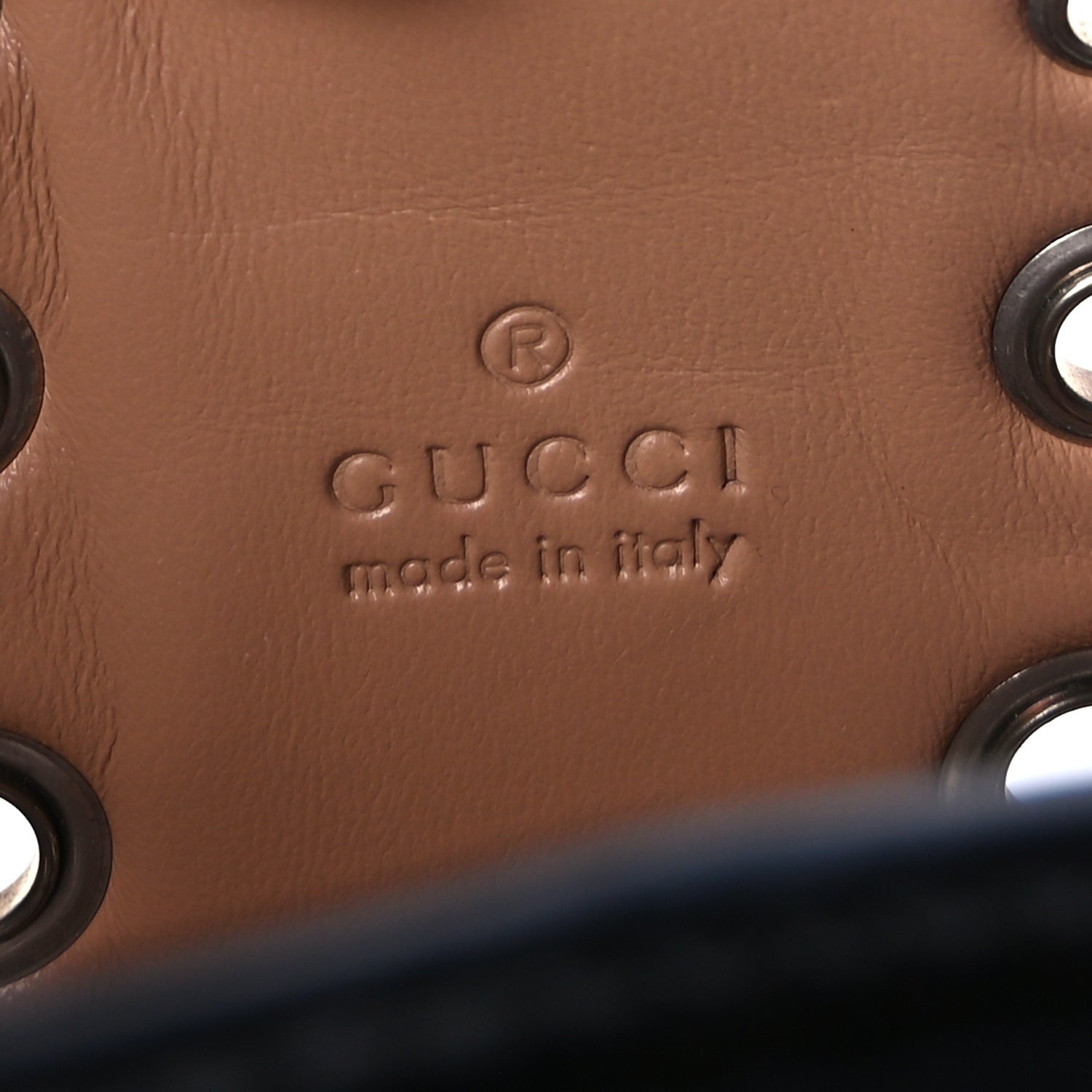 Gucci Patent Ha Ha Ha Jackie 1961 Eyelet Hobo Black 5 of 8