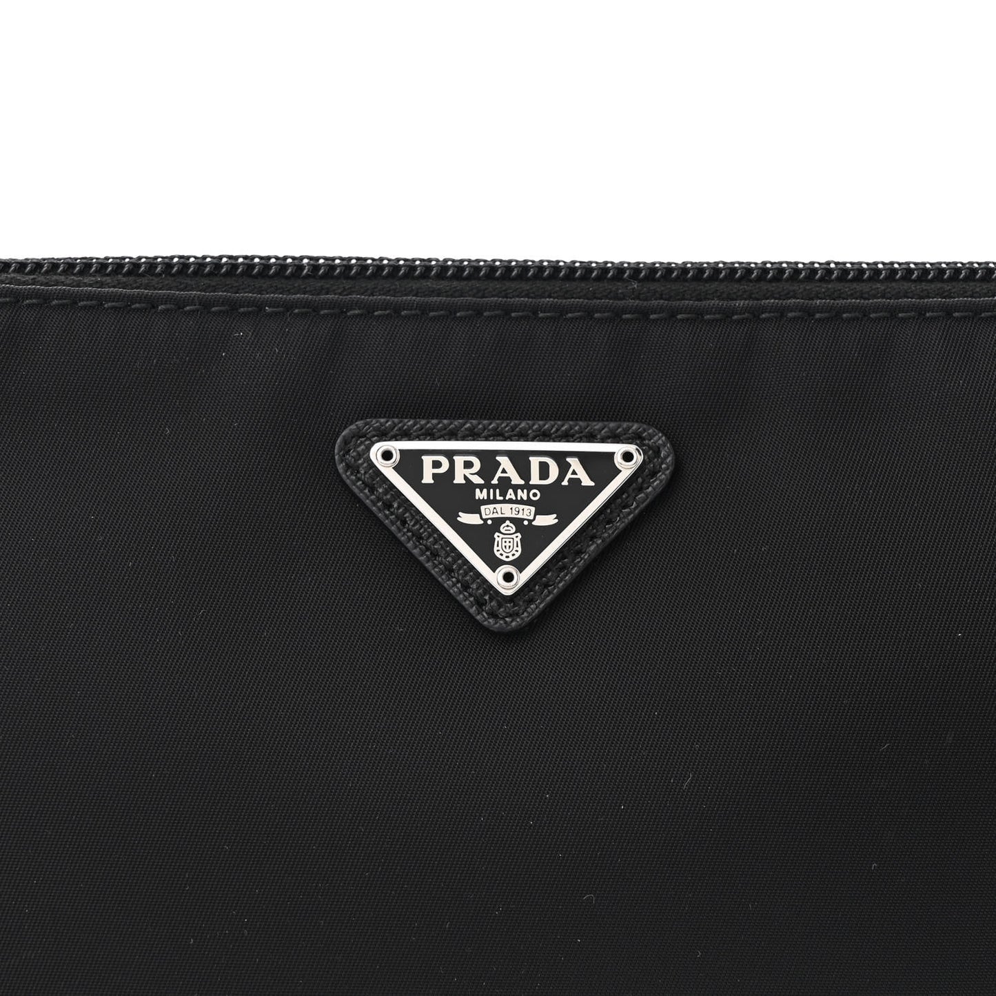 Tessuto Nylon Pochette Bag Black