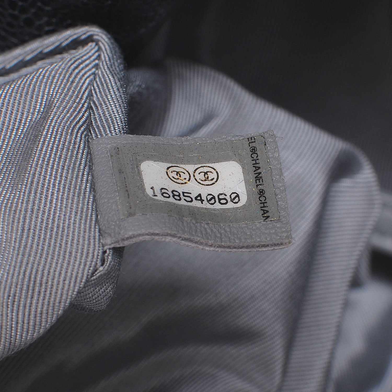 Chanel Caviar Quilted Large Elastic Tote Black 7 of 7