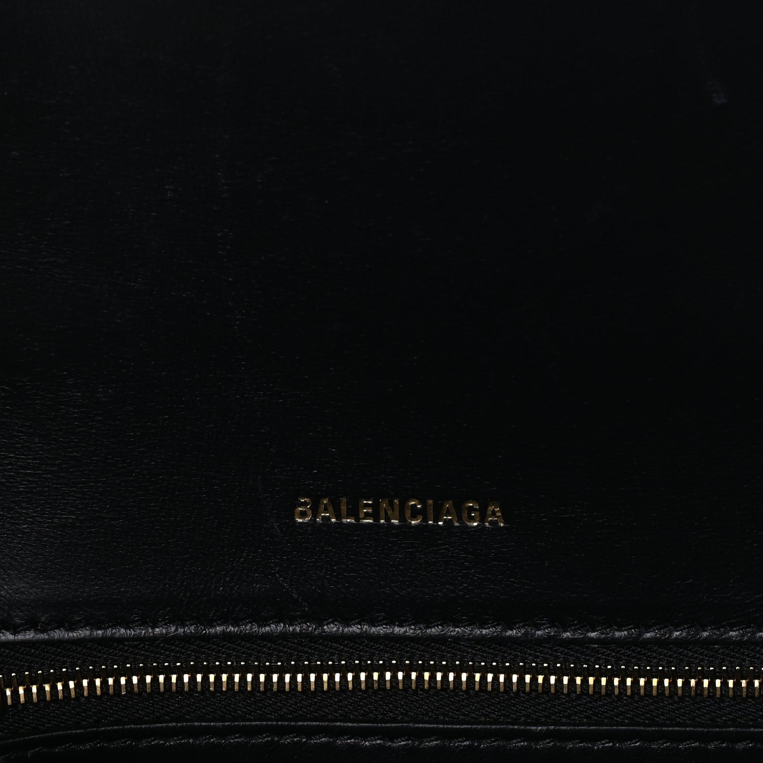 Balenciaga Shiny Box Calfskin Small Hourglass Top Handle Bag  Black 5 of 7