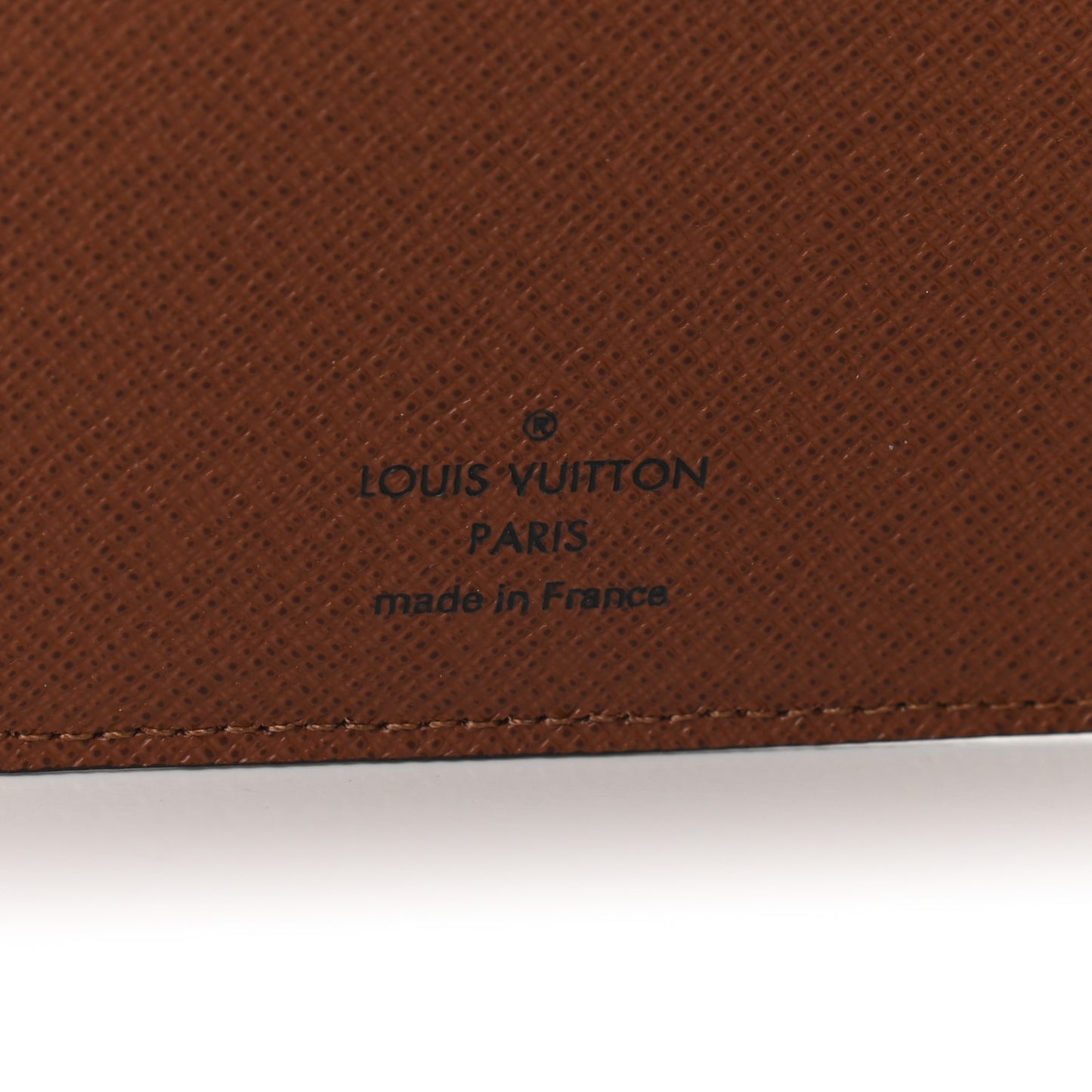 Monogram Desk Agenda Cover