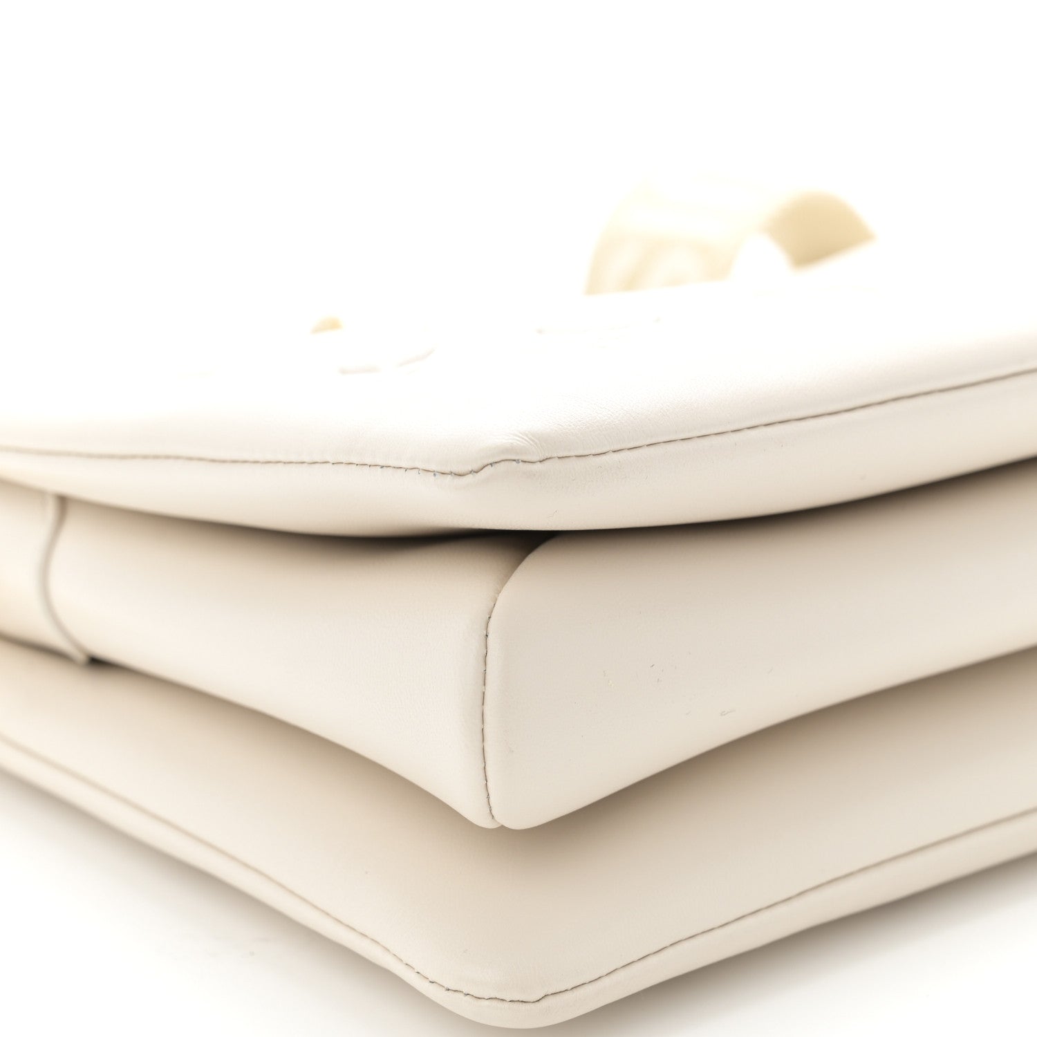 Louis Vuitton Lambskin Embossed Monogram Coussin PM Cream 9 of 10