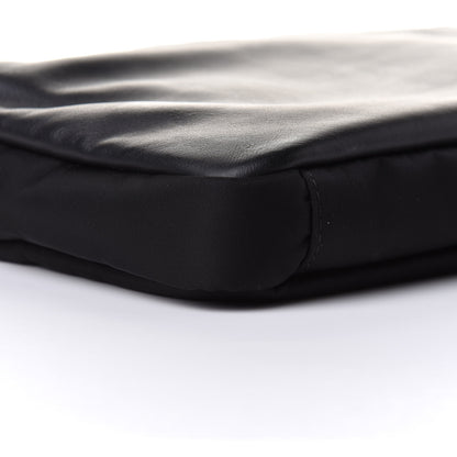 Fendi Nylon Vitello Century Opaco Mini Bug Eyes Flat Messenger Black 8 of 9