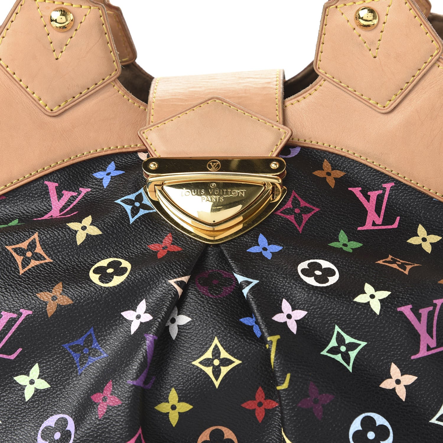 Louis Vuitton Monogram Multicolor Ursula Black 8 of 8
