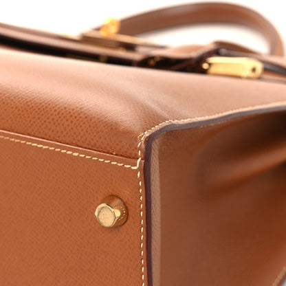 Hermes Courchevel Kelly Sellier 35 Gold 10 of 16