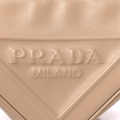 Prada Grace Lux Triangle Shoulder Bag Sabbia 9 of 10