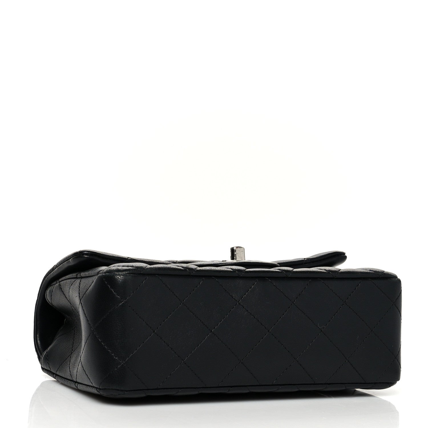 Chanel Lambskin Quilted Mini Rectangular Flap Black 4 of 11