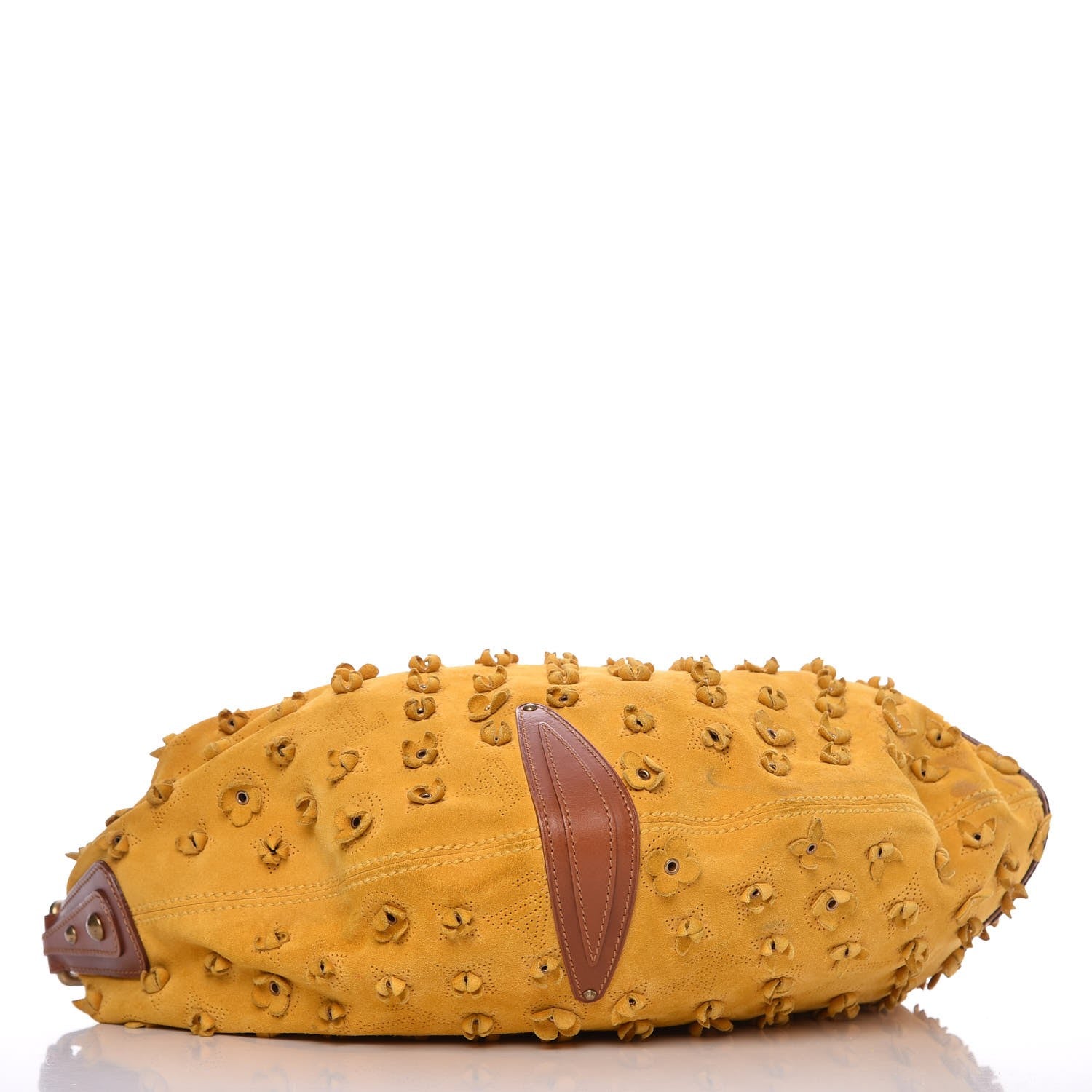 Louis Vuitton Suede Mahina Fleurs Onatah GM Maize 4 of 10