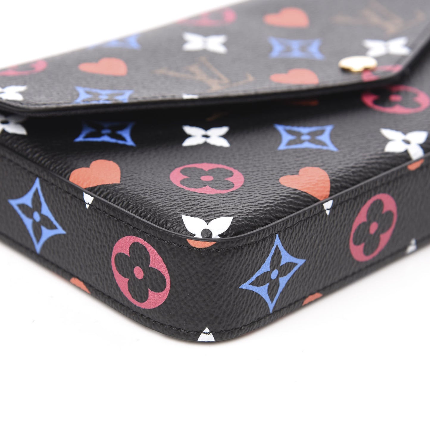 Game On Felicie Chain Wallet Black