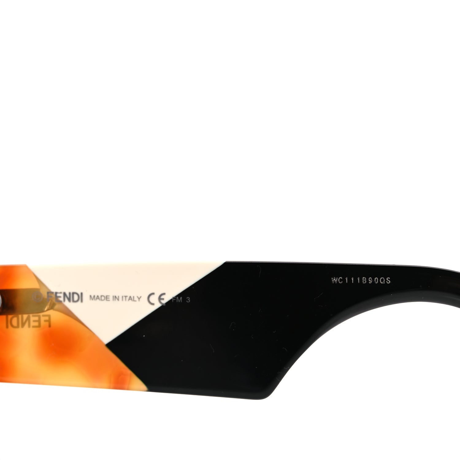 Fendi Facets Square Sunglasses FF 0263/S Black 5 of 7