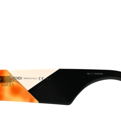 Fendi Facets Square Sunglasses FF 0263/S Black 5 of 7