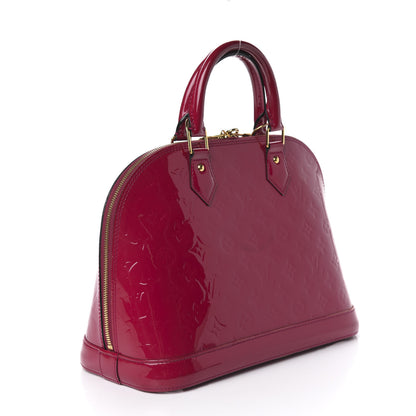 Louis Vuitton Vernis Alma PM Magenta 3 of 14