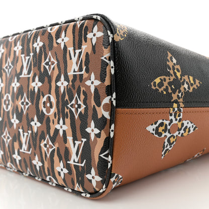 Louis Vuitton Monogram Giant Jungle Neverfull MM Black 10 of 10