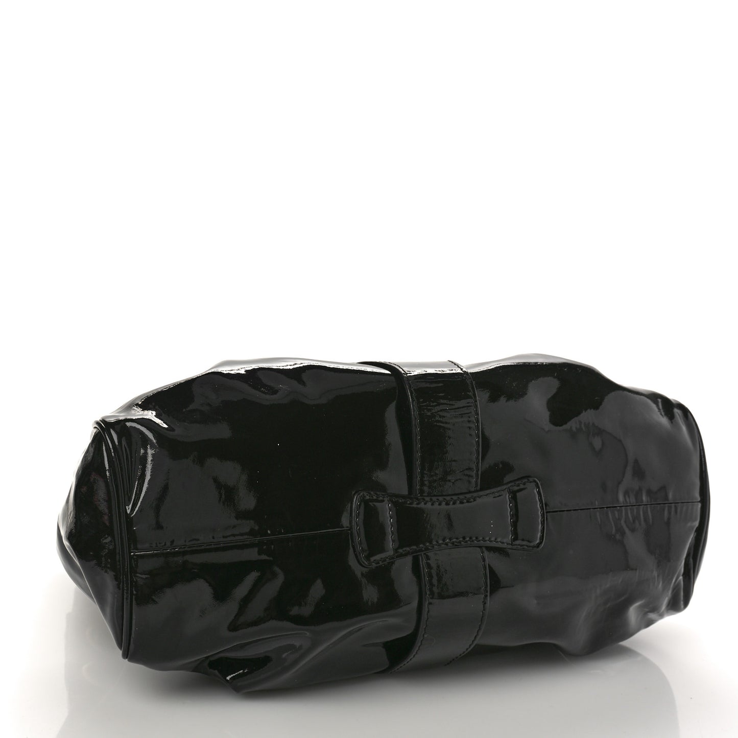 JIMMY CHOO Crushed Patent Ramona Black