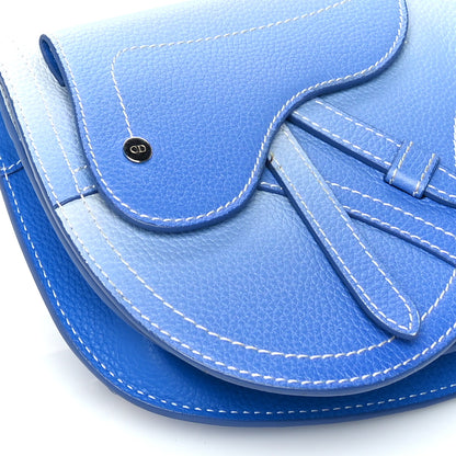 Christian Dior X KAWS Grained Calfskin Saddle Pouch Black 7 of 8
