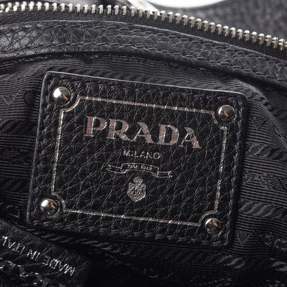 Prada Vitello Daino Tote Nero Black 6 of 8