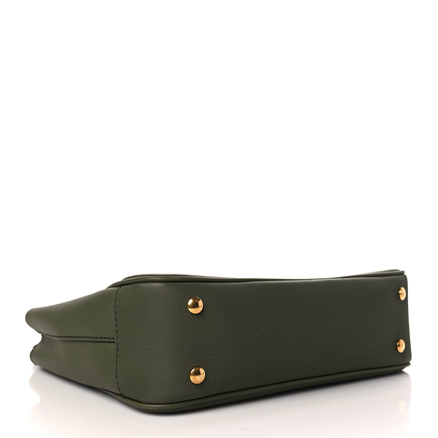 Burberry Trench Calfskin Medium DK88 Top Handle Bag Moss Green 4 of 8