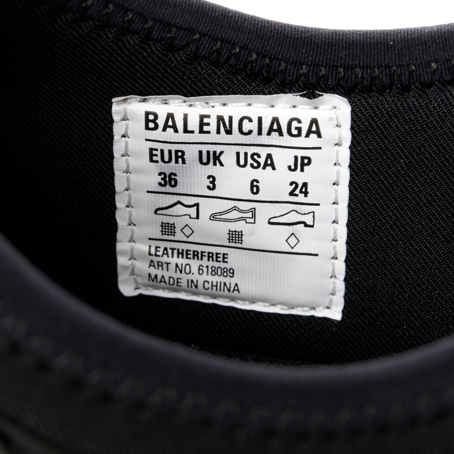 Balenciaga Neoprene Rubber Thong Sandals 36 Black 9 of 10