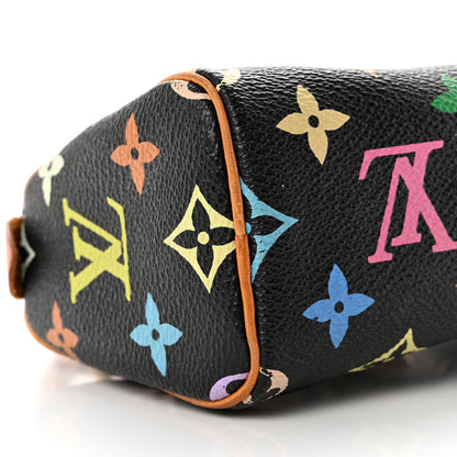 Louis Vuitton Monogram Multicolor Mini Sac HL Speedy Black 6 of 11
