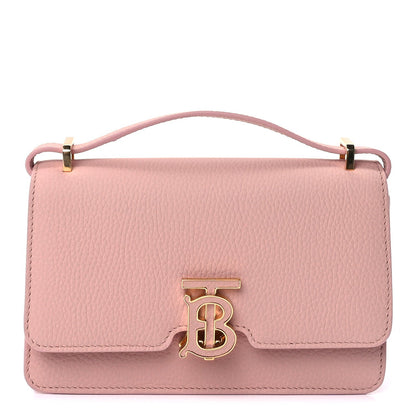 Burberry Grained Calfskin Mini TB Elongated Bag Dusty Pink 1 of 8