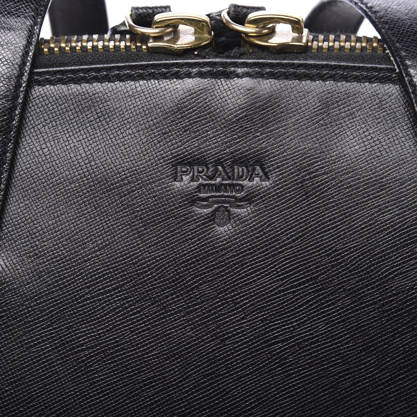 Saffiano Top Handle Dome Satchel Black