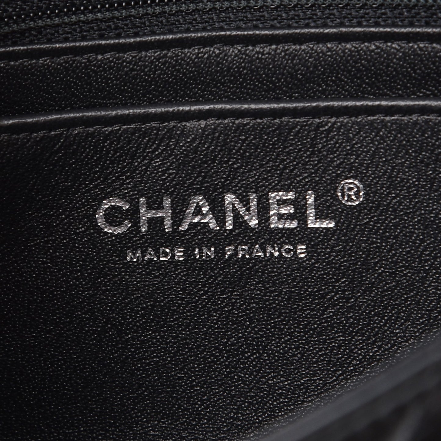 Lambskin Quilted Mini Rectangular Flap Black