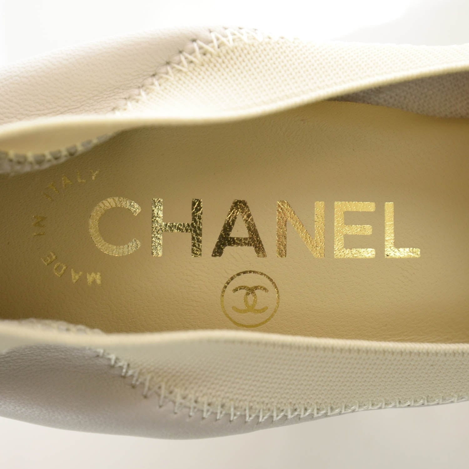 Chanel Cork Raffia Camellia Elastic Pumps Heels 38.5 4 of 6