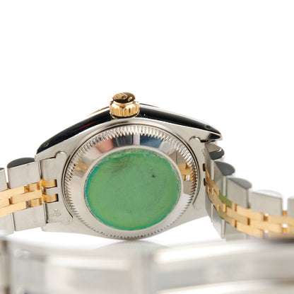 Rolex Stainless Steel 18K Yellow Gold 26mm Oyster Perpetual Datejust Watch Champagne 69173 8 of 10