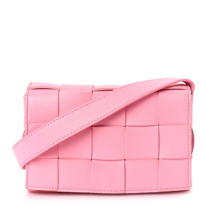 Bottega Veneta Lambskin Maxi Intreccio Small Cassette Crossbody Bag Ribbon 1 of 8